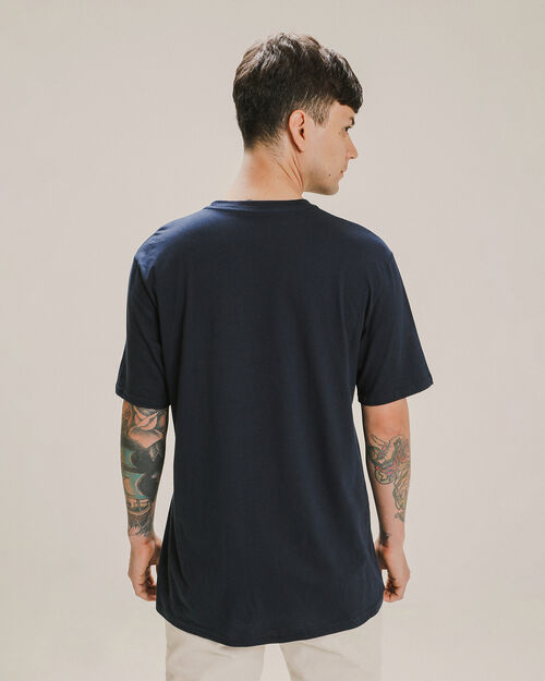 Playera Básica Azul